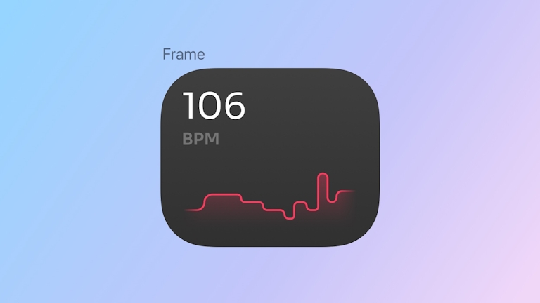 A cursor selecting a frame and a graphic and adding them to a container frame. The cursor then rounds the container’s frame corners.