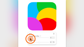 Image of Use a simple background blur to make a complex gradient