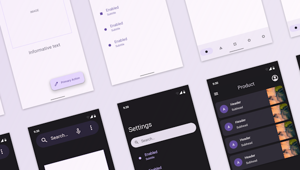 Image of Google Material Design Templates