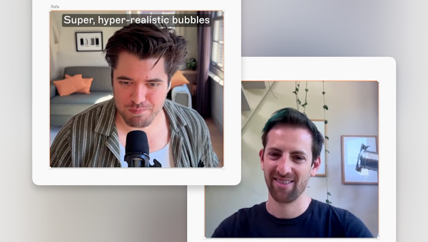 Image of Talking bubbles with Ryan and Rafa